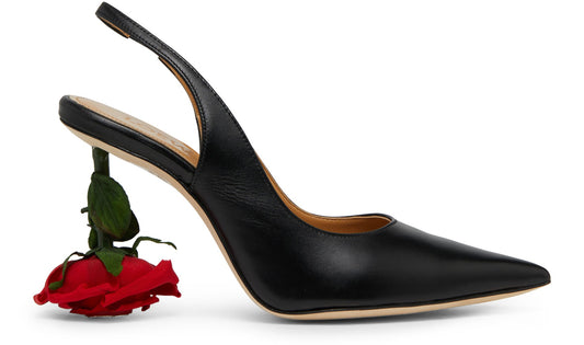 LOEWE calfskin slingback pumps