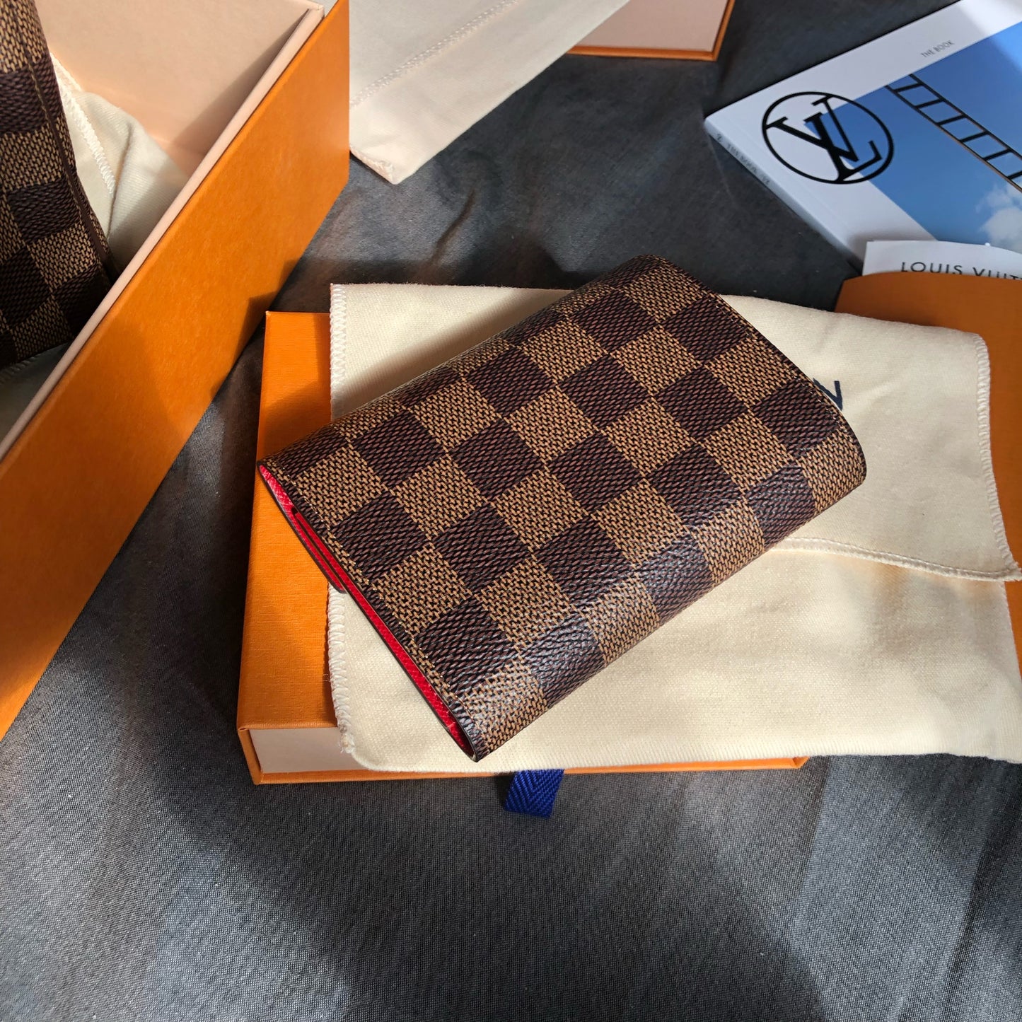 Louis Vuitton monogram short wallet | LV 經典格紋短夾