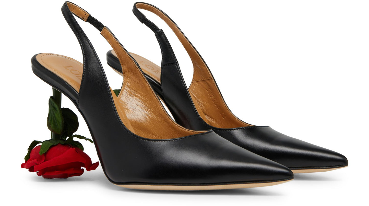 LOEWE calfskin slingback pumps