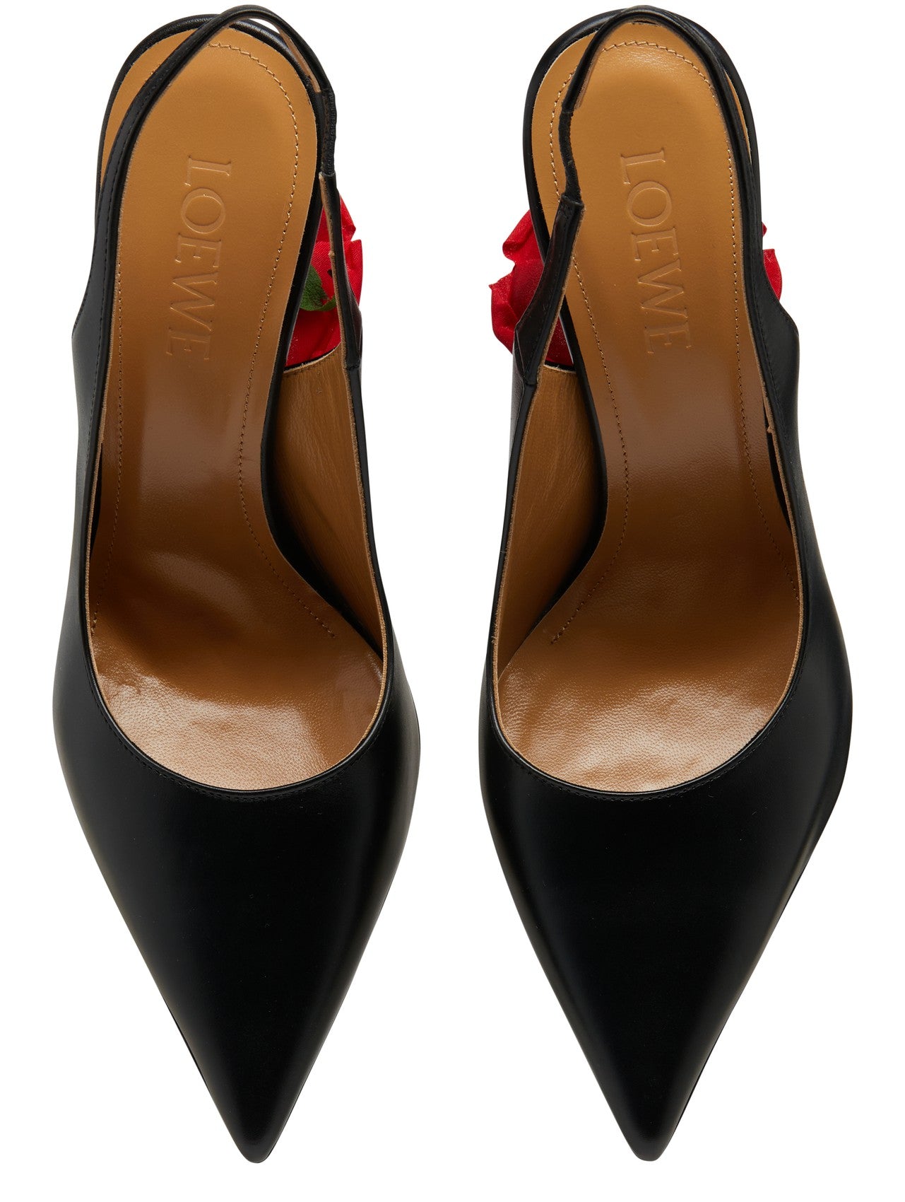 LOEWE calfskin slingback pumps
