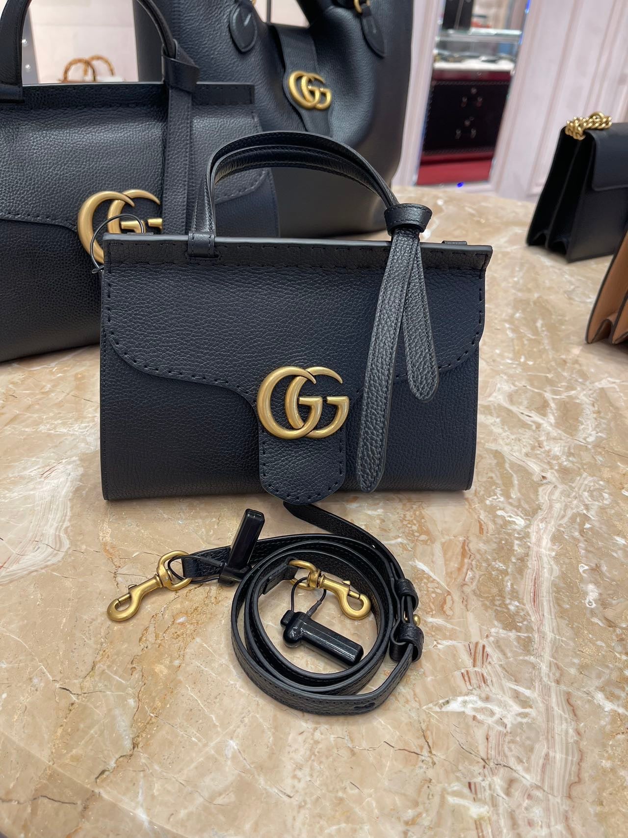 Gucci GG Marmont Cellarius handle bag