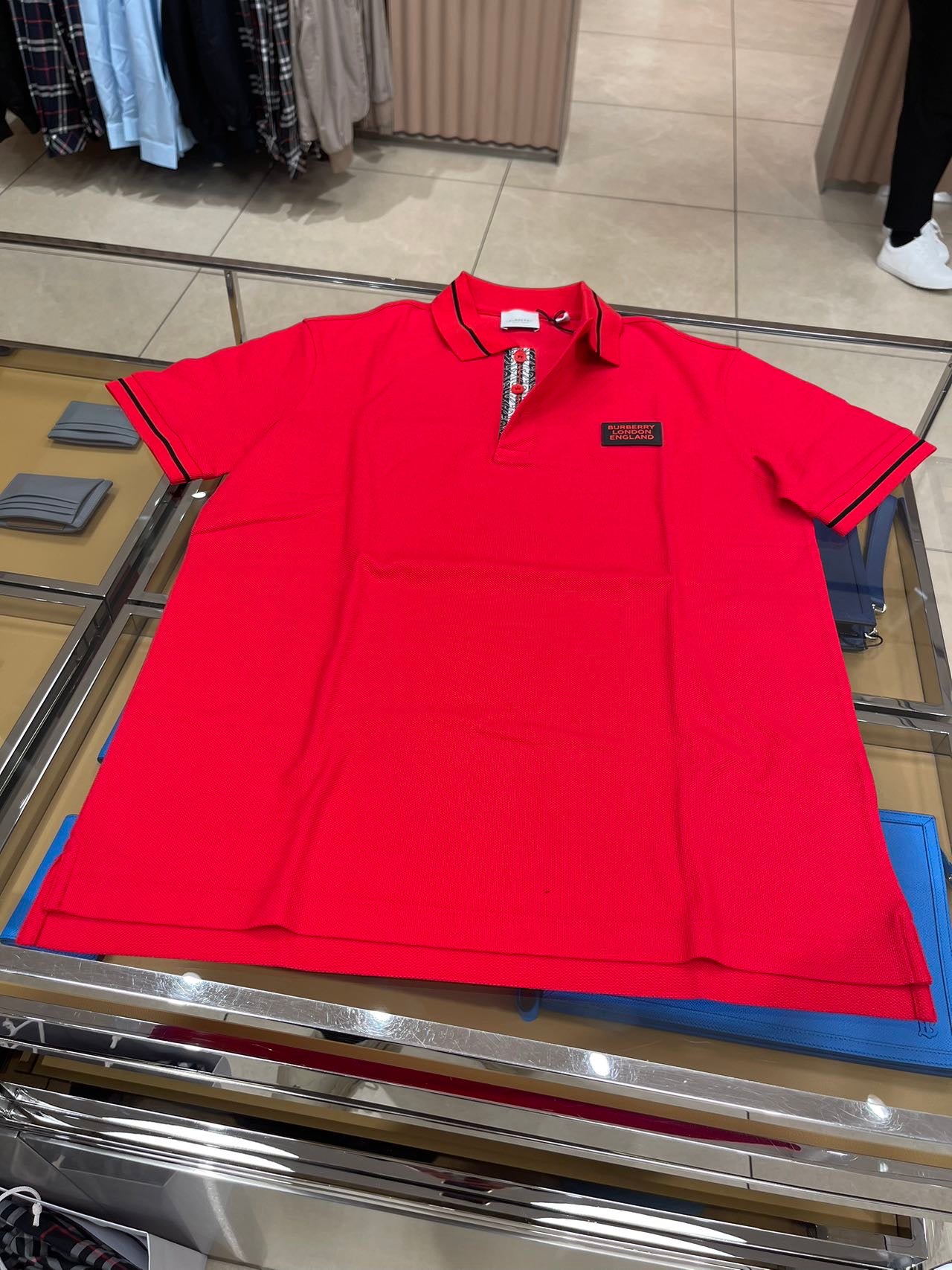 Burberry polo shirt 巴寶莉男士短袖運動風polo衫