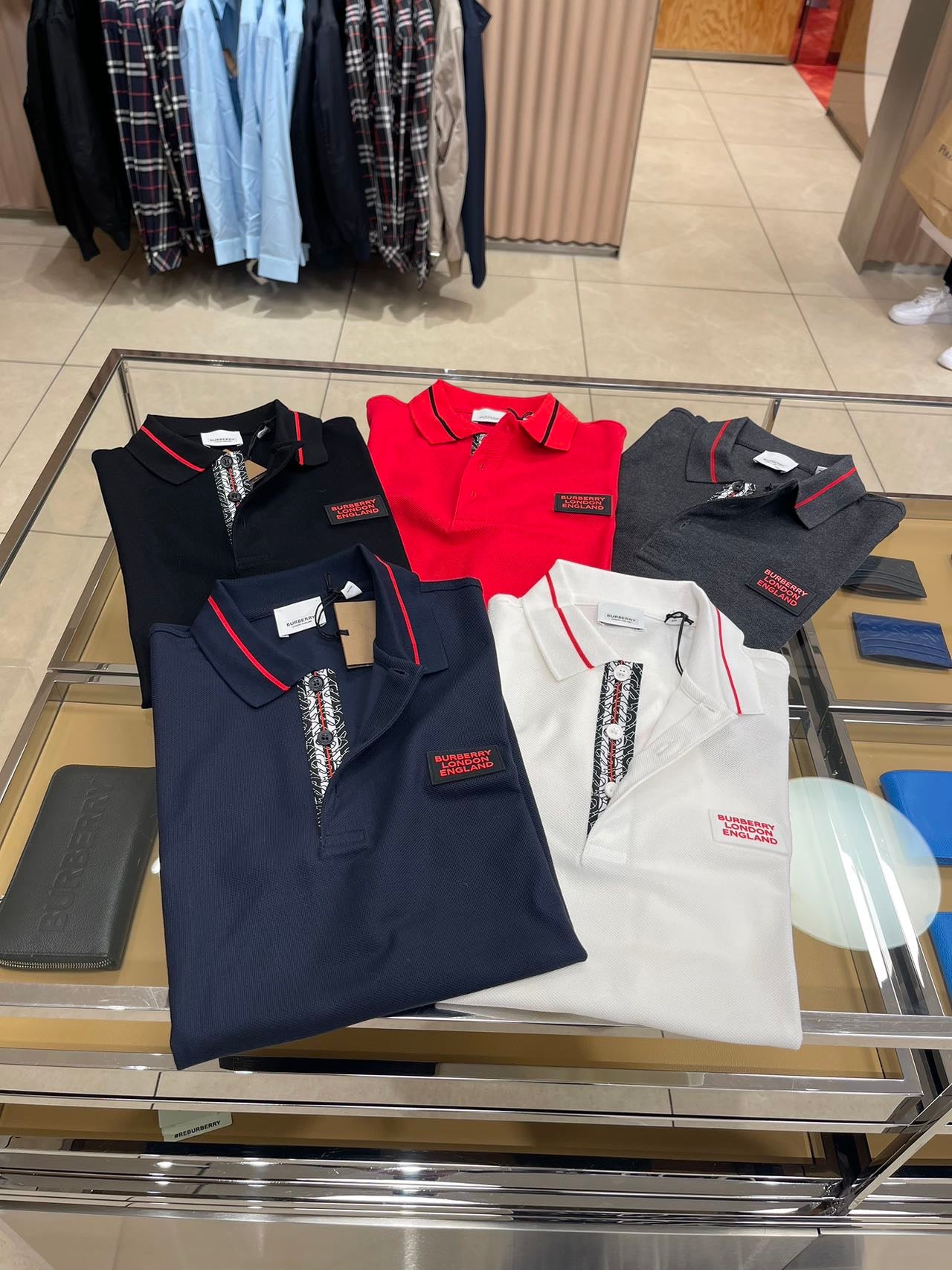 Burberry polo shirt 巴寶莉男士短袖運動風polo衫