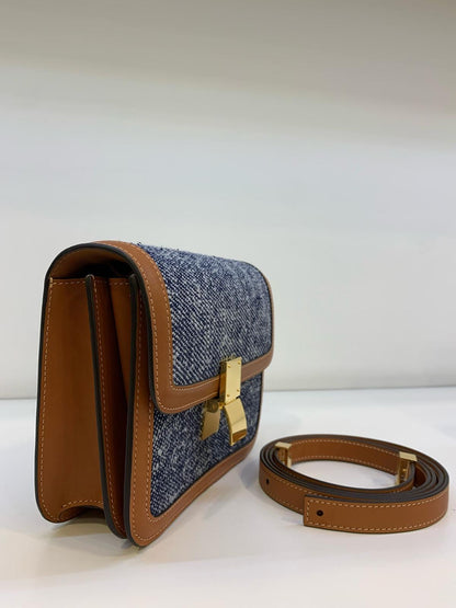 Celine Teen Classic Bag 西琳小牛皮經典肩背包*