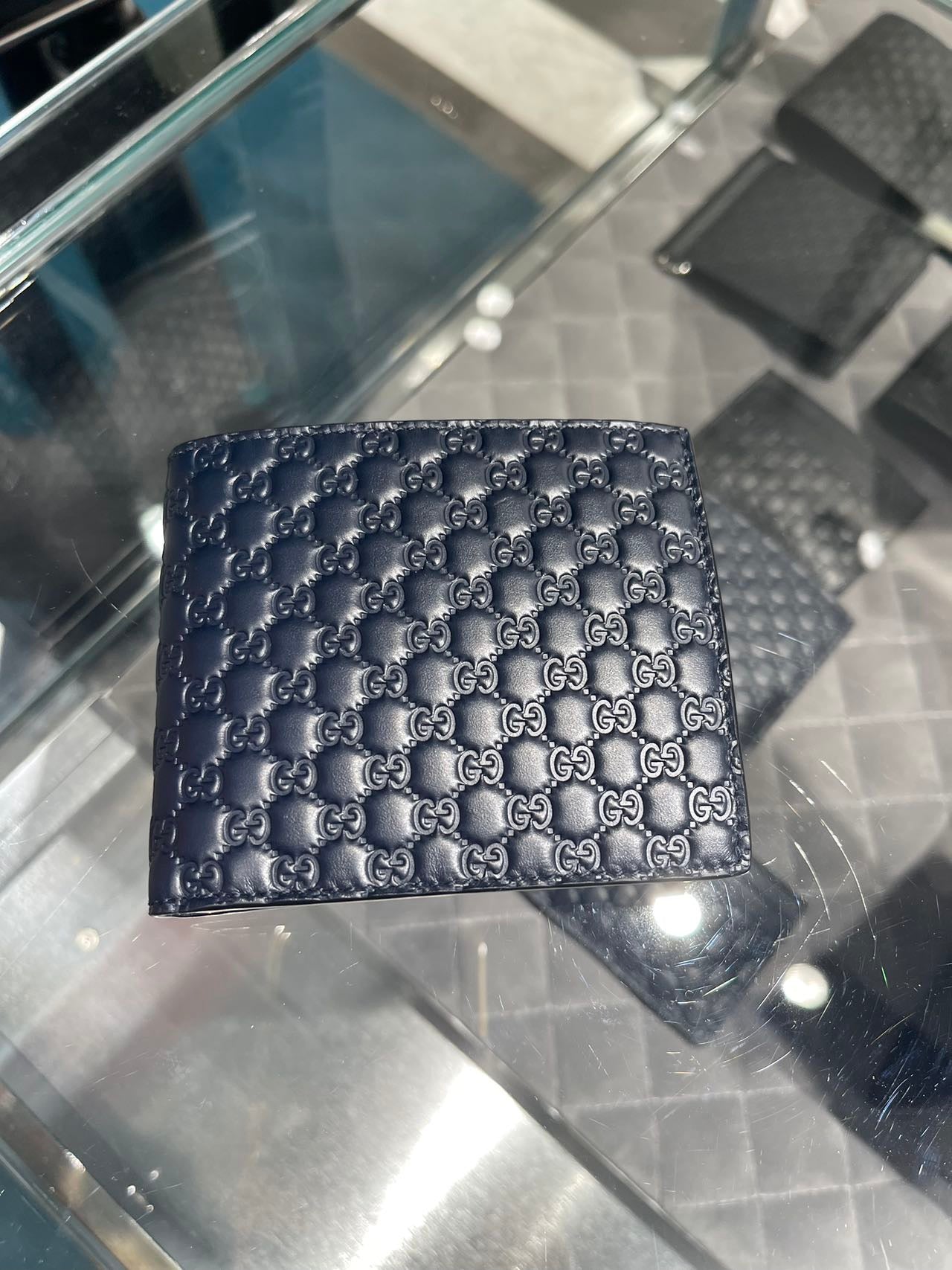 Gucci Guccissima wallet 古馳GG壓紋對折零錢袋短夾