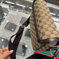 Gucci canvas messenger crossbody bag 帆布經典翻蓋郵差包